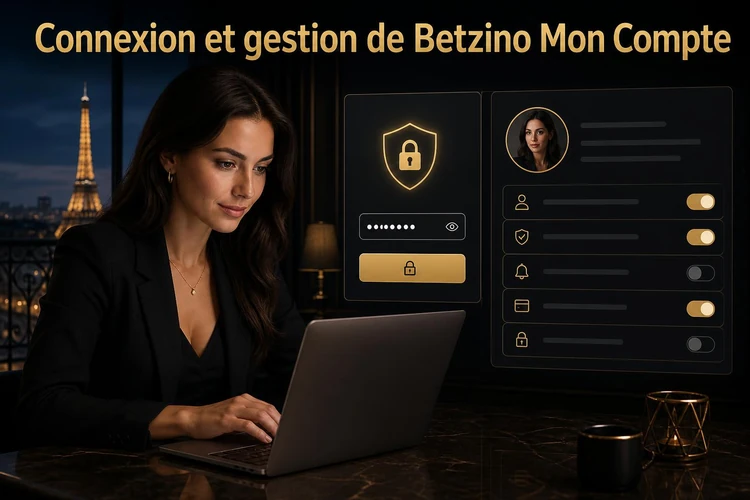 Comment vous betzino connecter et gérer betzino mon compte