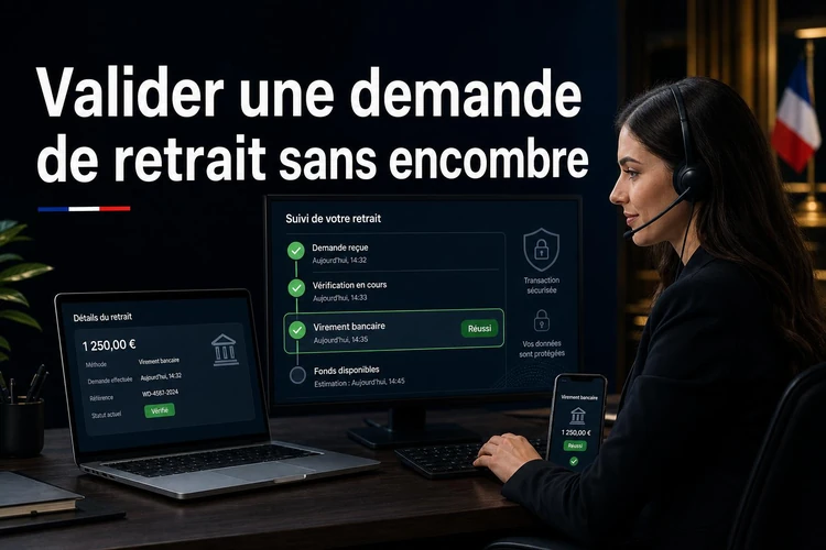 Valider une demande de betzino retrait sans encombre